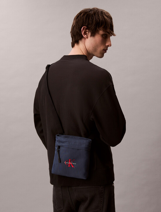 Nylon Monogram Logo Flatpack