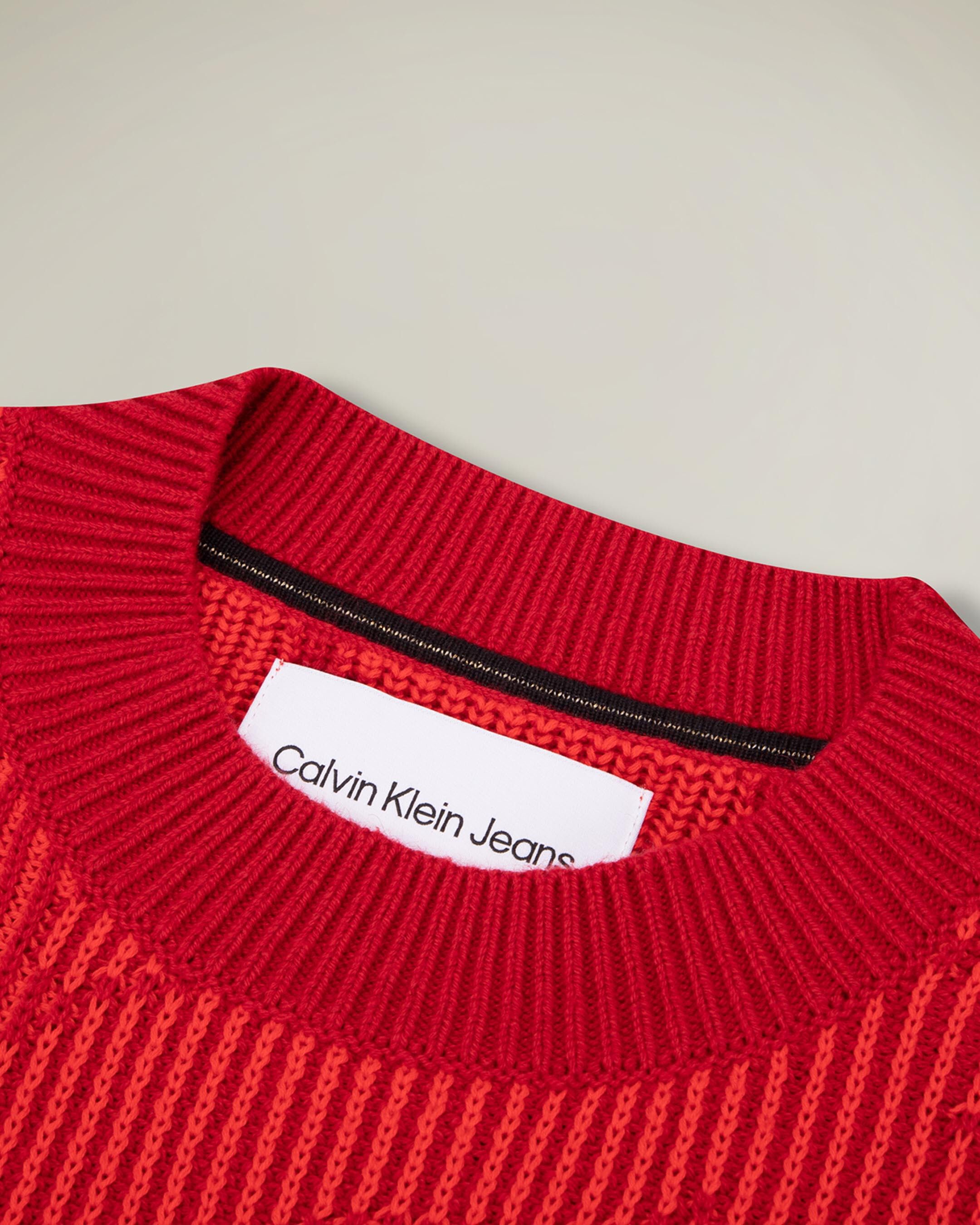 Calvin klein jeans red sweater shop
