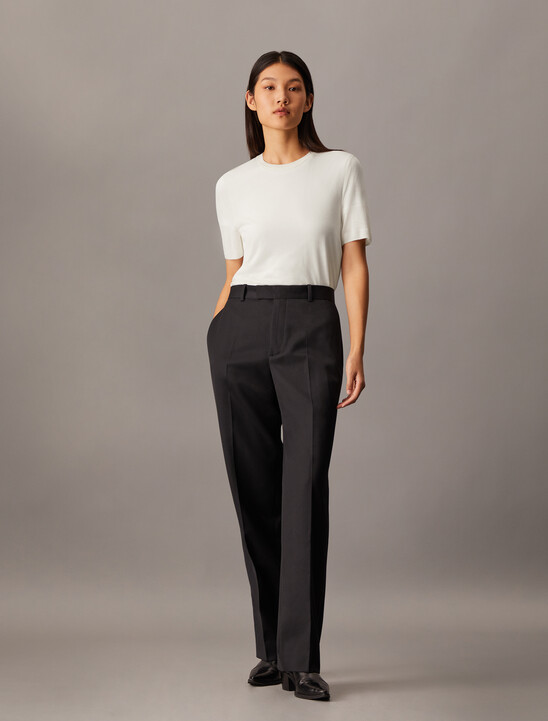 Fine Gauge Viscose Short Sleeve Sweater
