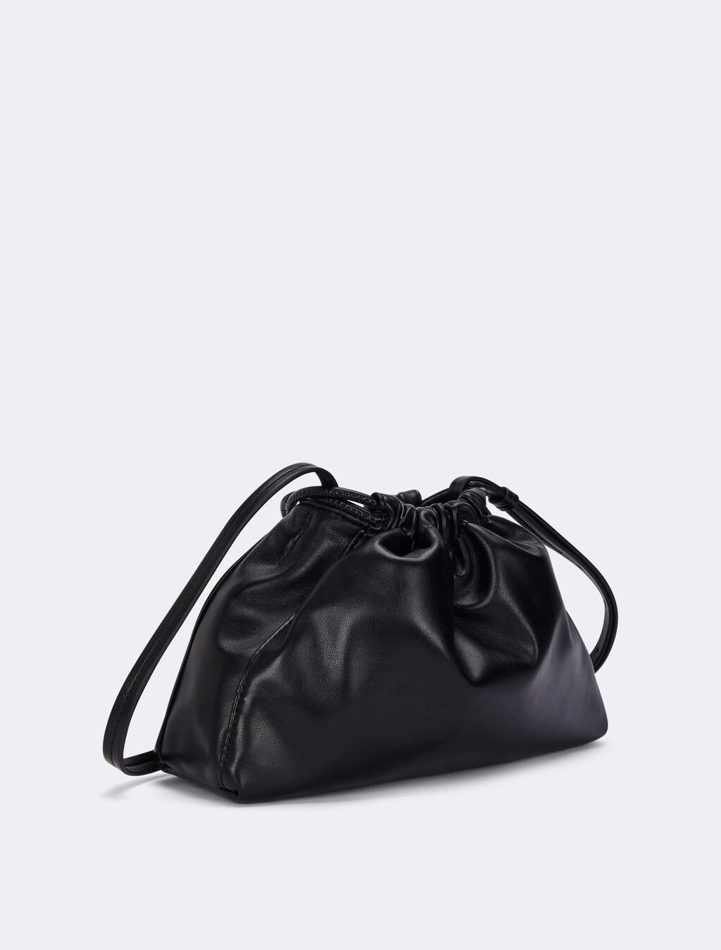 Gathered Drawstring Crossbody, Black Beauty, hi-res