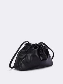 Gathered Drawstring Crossbody, Black Beauty, hi-res