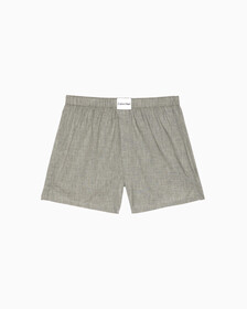 PURE COTTON SLEEP SLIM BOXERS, Grey Heather, hi-res