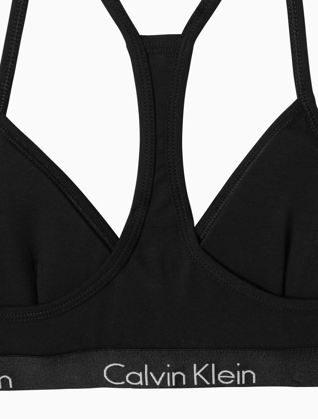 Motive Cotton Lightly Lined Bralette, Black, hi-res