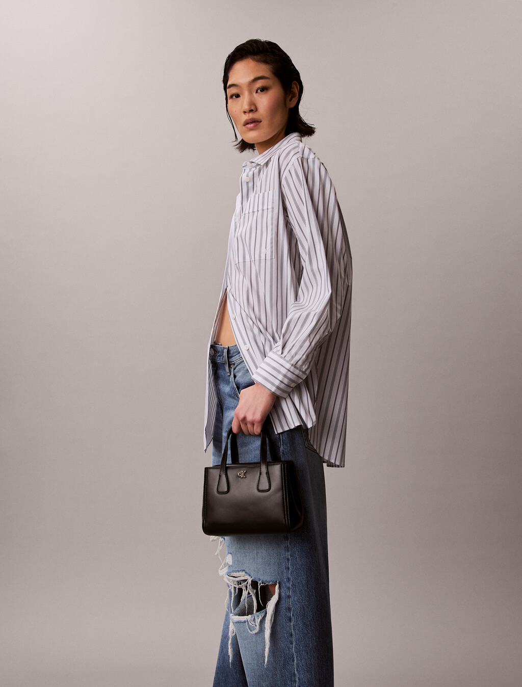 Refined Crossbody Bag, Black, hi-res