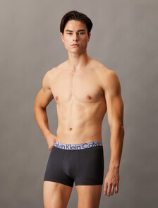 Graphite Low Rise Trunks 3 Pack, Black/BLACK HEATHER/Black, hi-res