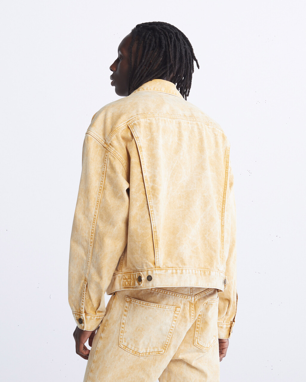 Archive Essential Mineral Wash Trucker Jacket, HONEY MOON WASH, hi-res