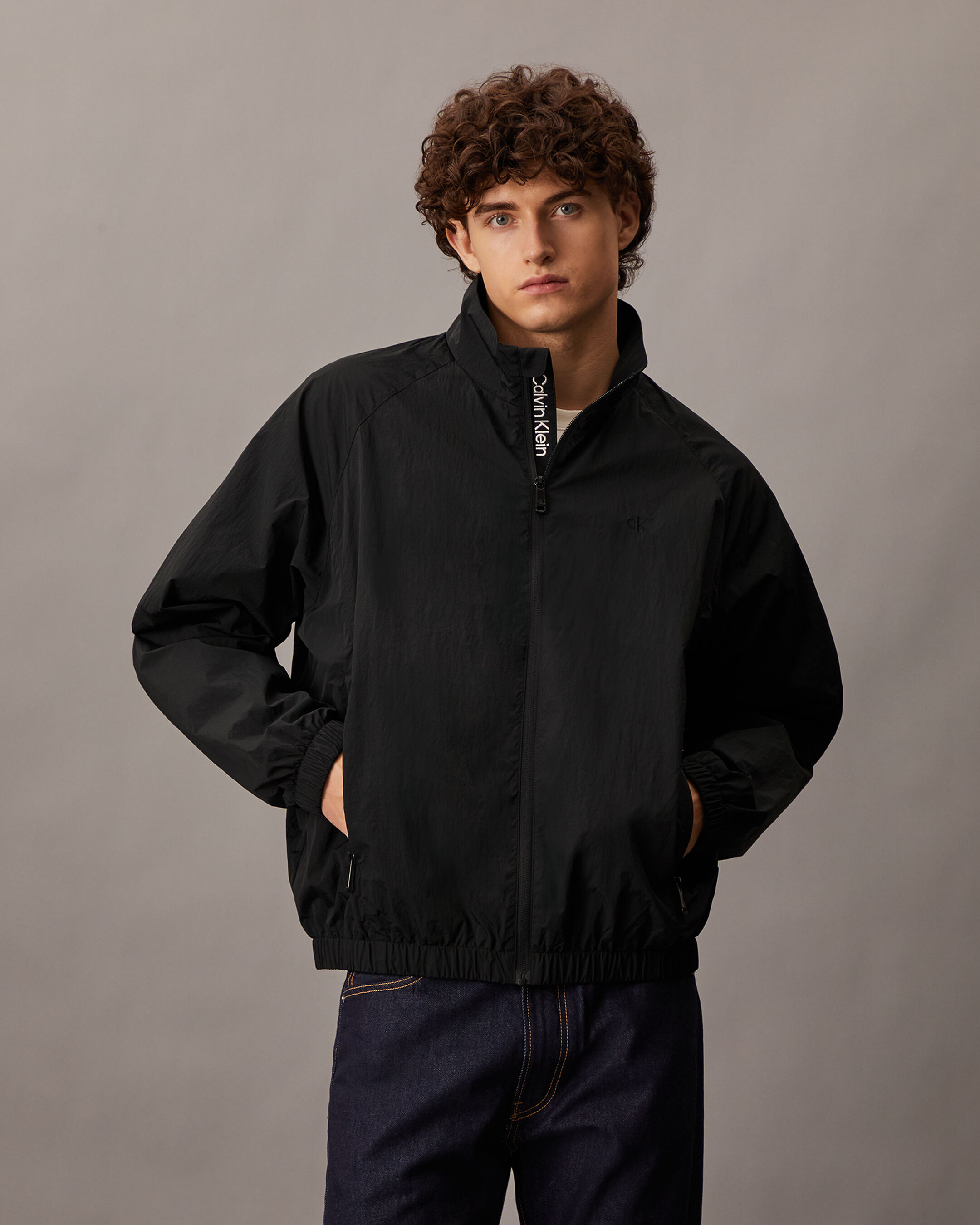 Calvin klein windbreaker new arrivals