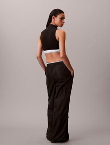 Tech Relaxed Pants, Black, hi-res