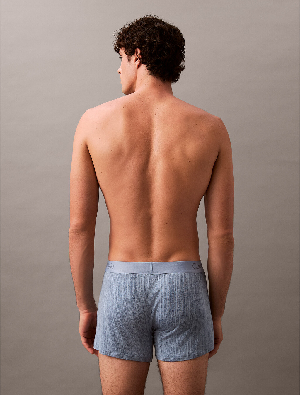 Ultra Soft Modal Slim Boxer, TEXTURED STRIPE_FADED DENIM, hi-res