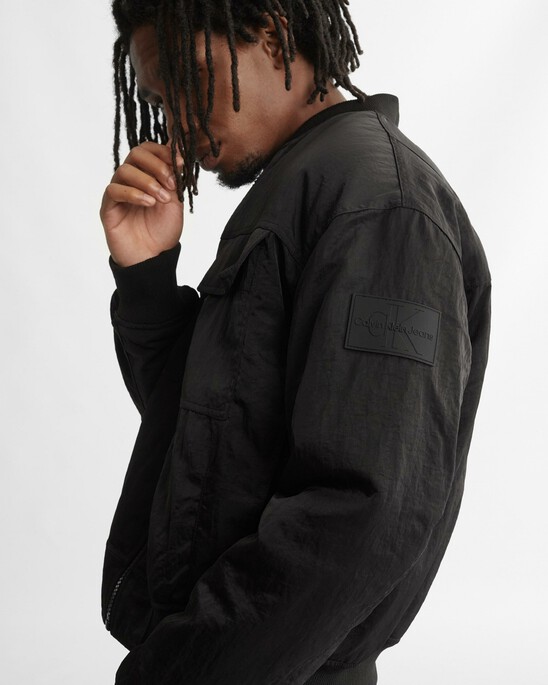 Reversible All Over Print Bomber Jacket