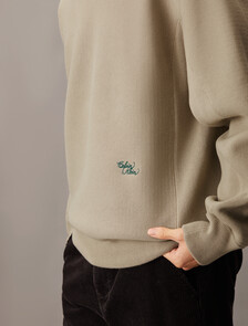 Cotton Blend Relaxed Sweatshirt, Pure Cashmere, hi-res