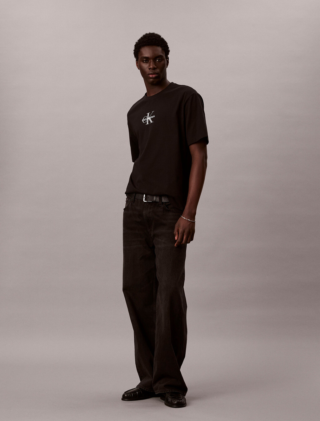 Monologo Relaxed Tee, Black, hi-res