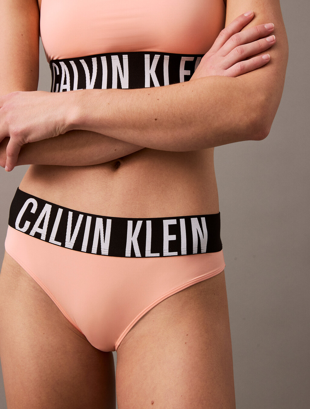 Intense Power Bikini Briefs, Papaya Punch, hi-res
