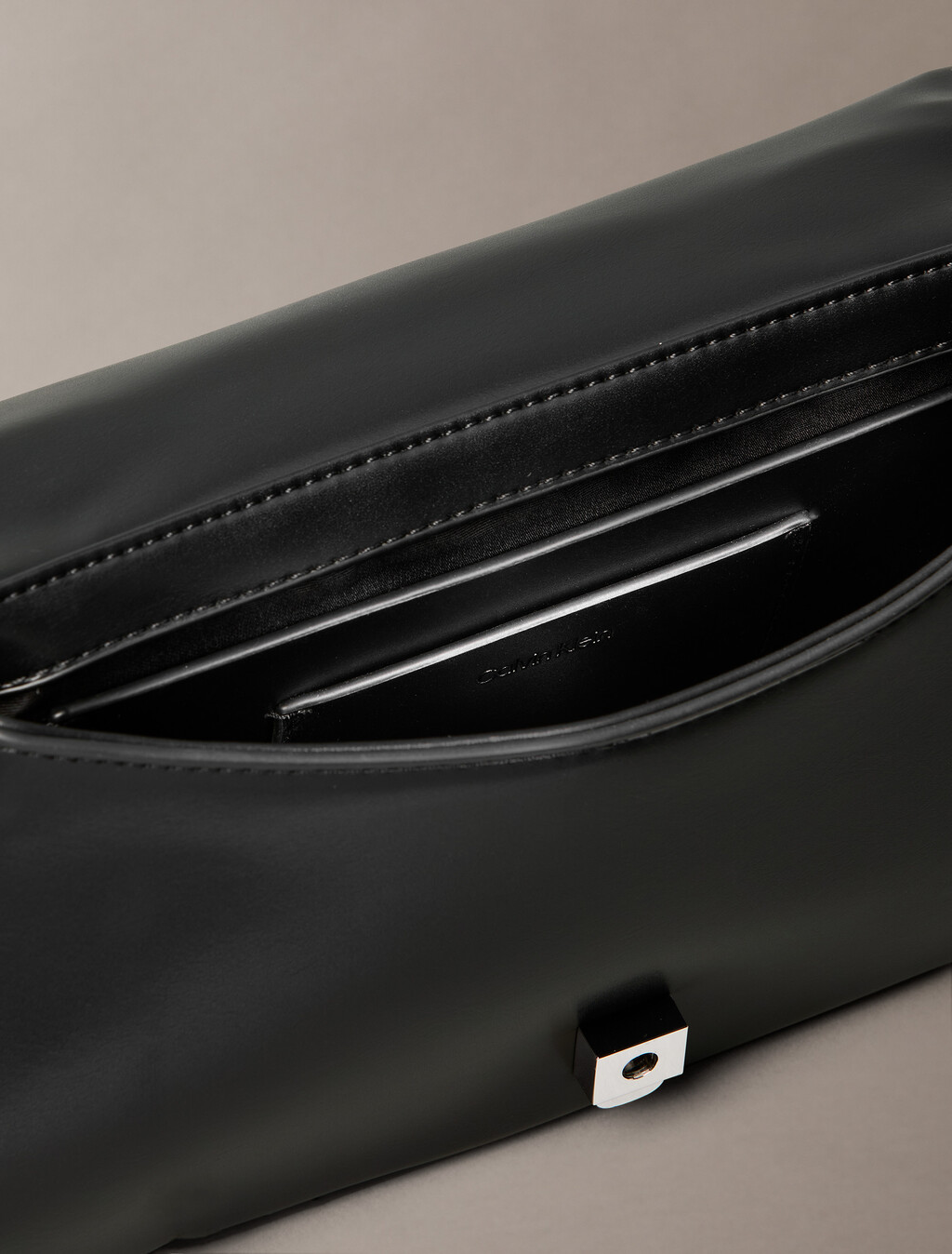 Quilted Emblem Logo Chain Bag, Black, hi-res