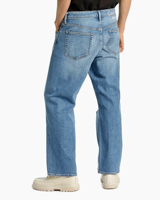 SUSTAINABLE CROPPED WIDE JEANS