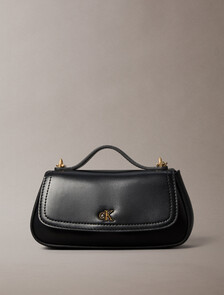 Hardware Monogram Top Handle Crossbody Bag, Black, hi-res