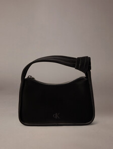 Knotted Mini Size Bag, Black, hi-res