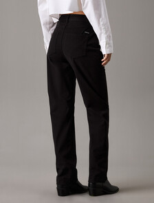 High Rise Straight Trousers, Ck Black, hi-res