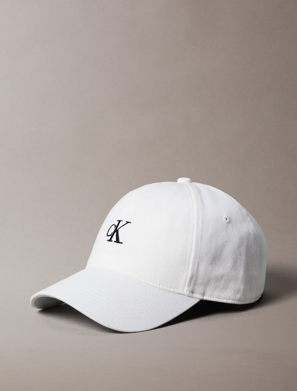 Small Monogram Baseball Cap, Bone White, hi-res