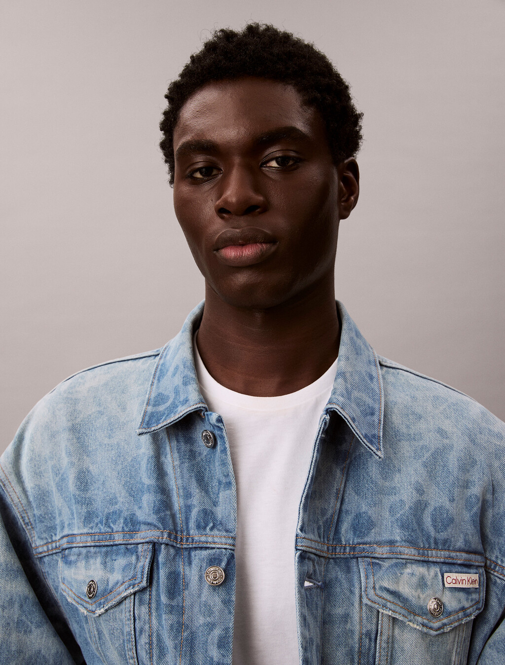 90s Logo Denim Jacket, LT PLAYBILL, hi-res