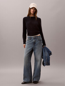 Twisted Low Rise Baggy Jeans, WORN ESSEX, hi-res