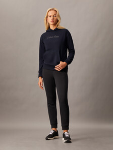 Essentials+ Recycled Polyester Hoodie, Black Beauty, hi-res