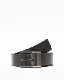 REVERSIBLE CHASE BUCKLE BELT 38MM, BLACK/BITTER BR, hi-res