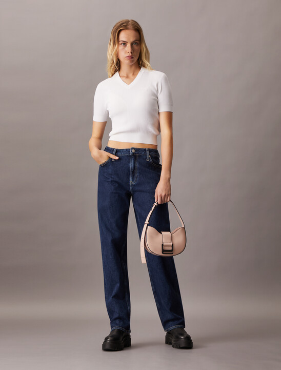 90s Straight Dark Jeans