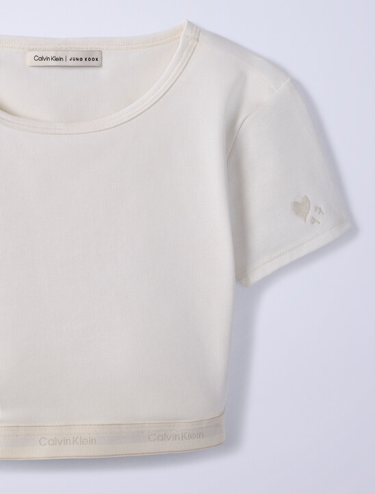 Jung Kook for Calvin Klein Heritage Cotton Lightly Lined T-Shirt Bralette
