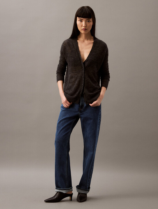 Sheer Alpaca Open Gauge Cardigan