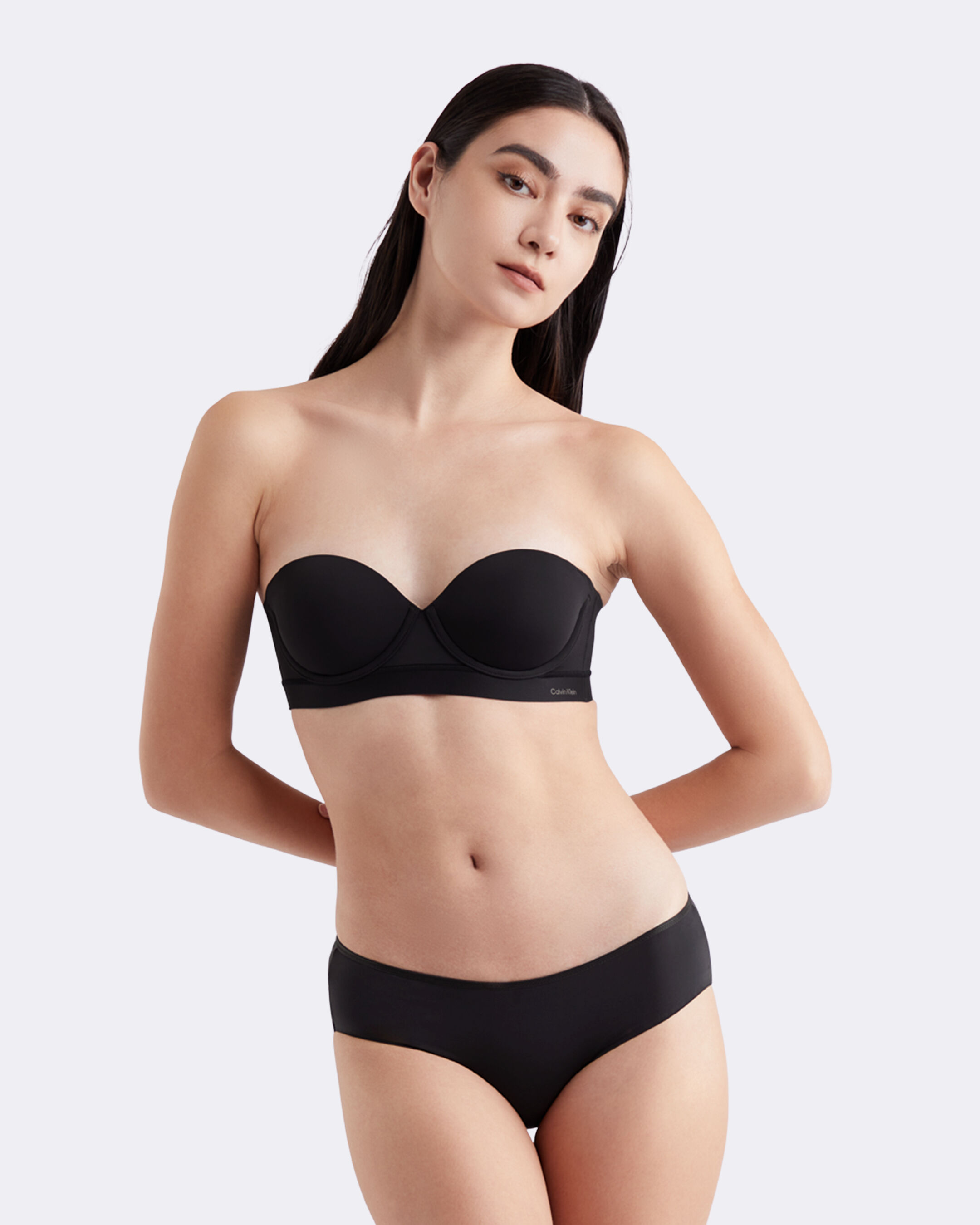 Invisibles Push Up Strapless Bra black Calvin Klein Malaysia