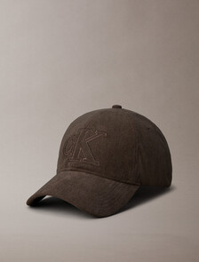 Corduroy Logo Embroidery Cap, Delicioso, hi-res