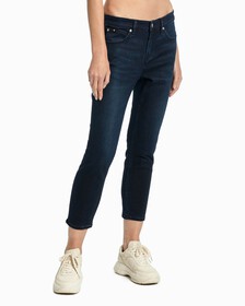 SUSTAINABLE LYOCELL CROPPED BODY JEANS, Spa Blue Black, hi-res