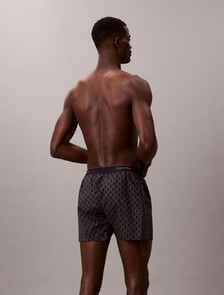Cotton Poplin Traditional Boxers, 19488 BIJOU MODERN EMBLEM OUTLINE+SKY CAPTAIN, hi-res