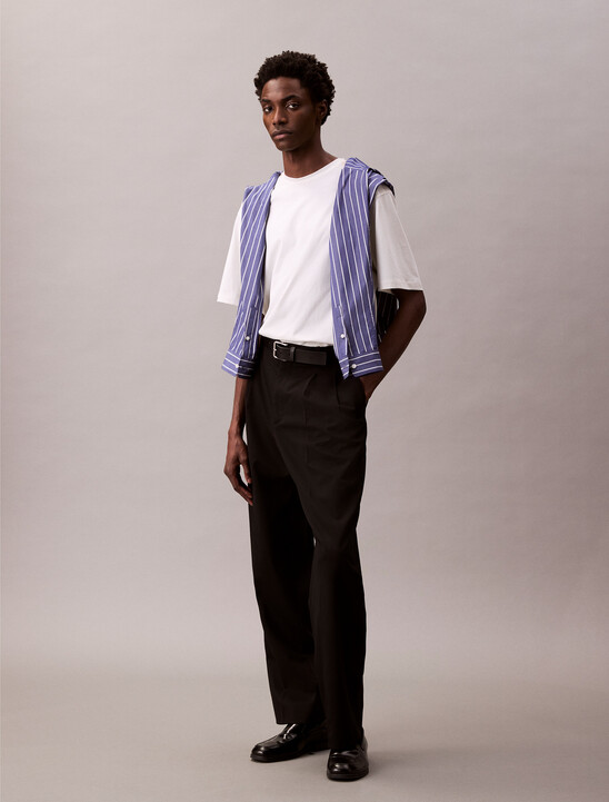 Cotton Silk Relaxed Tee