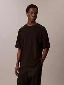 Calvin Klein Logo Tee, Black, hi-res