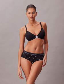 Icon Cotton Hipster Briefs, DIAMOND LOGO BLACK, hi-res