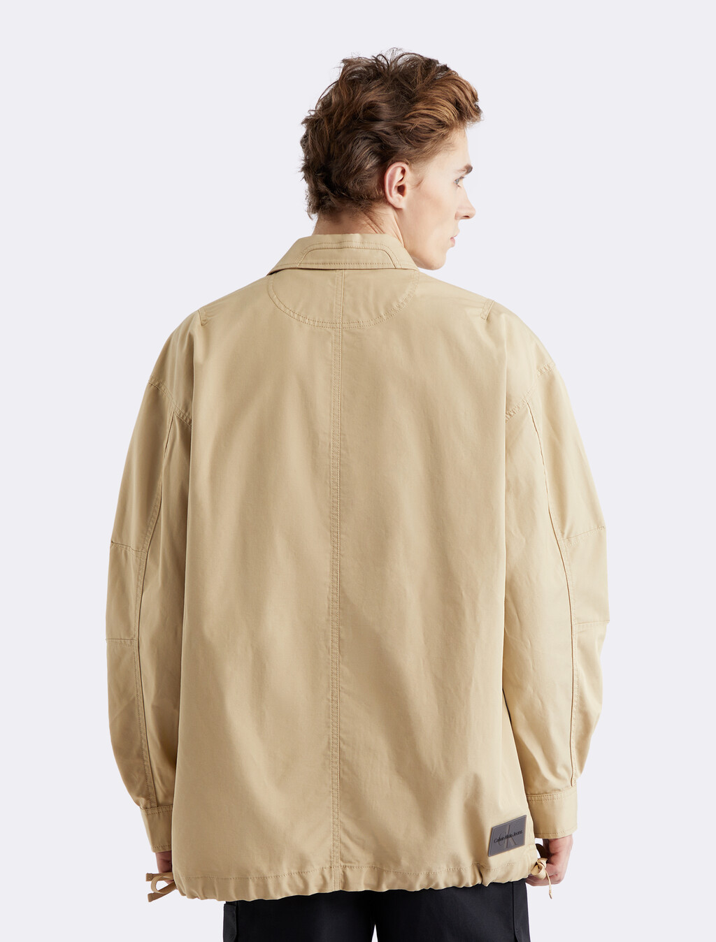 Premium Capsule Relaxed Utility Shirt, Travertine, hi-res