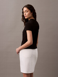 Calvin Klein Foil Print Slim Tee, Black, hi-res