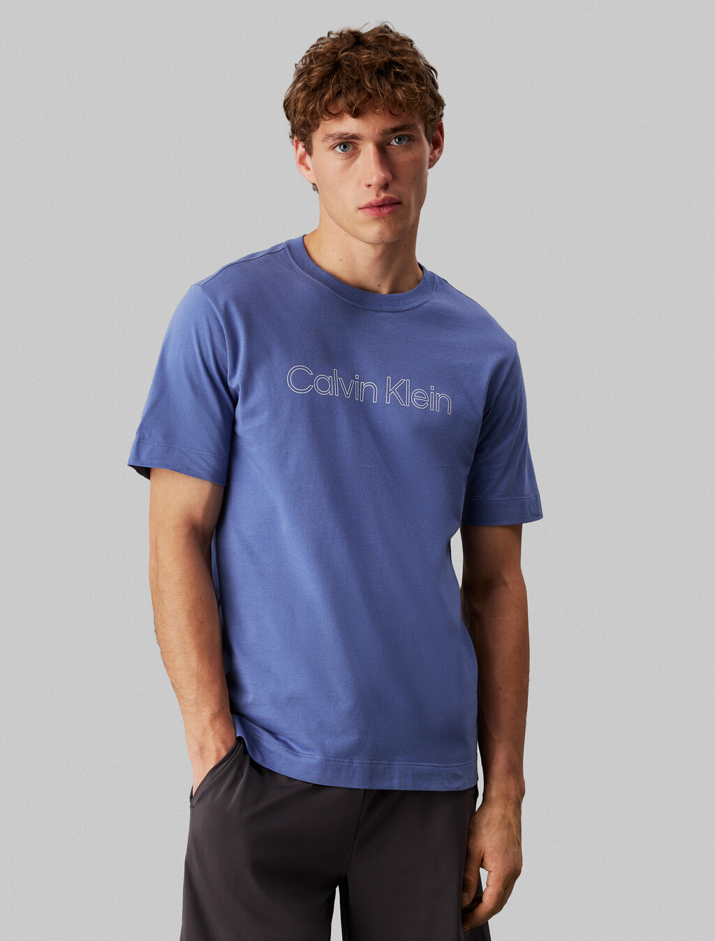 Essentials Short Sleeve Tee, Charmed Blue, hi-res