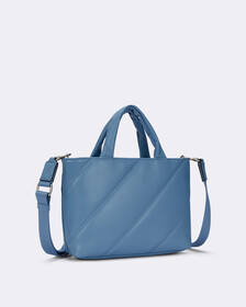 Quilted Micro Tote, Blue Shadow, hi-res