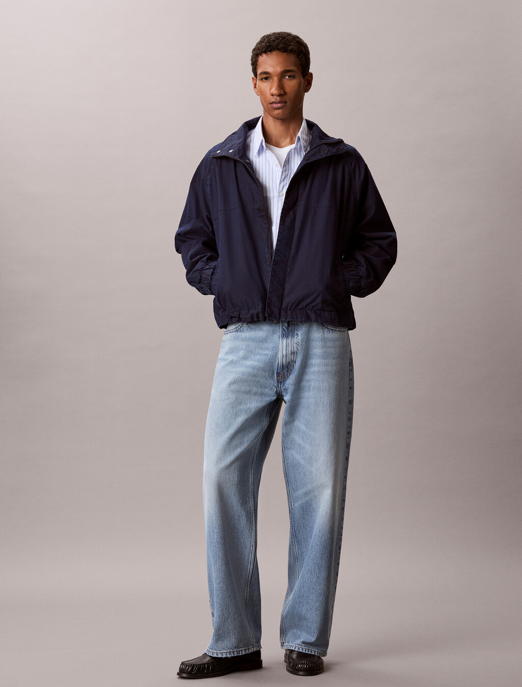 Nylon Denim Track Jacket, CHALLENGER, hi-res