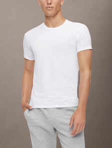 3 Pack Cotton Stretch Crewneck Tee, 3 WHITE (Legacy 100), hi-res