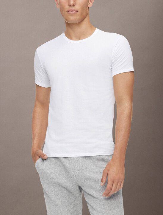3 Pack Cotton Stretch Crewneck Tee