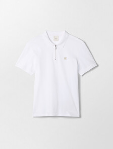 Lunar New Year CK Emblem Slim Polo, Brilliant White, hi-res