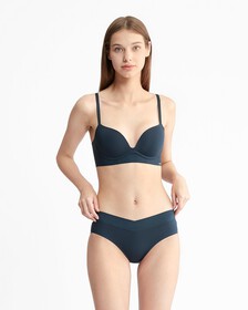Invisibles Push Up Plunge Bra, Blueberry, hi-res