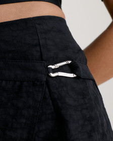 Utility Mini Wrap Skirt, CK BLACK, hi-res