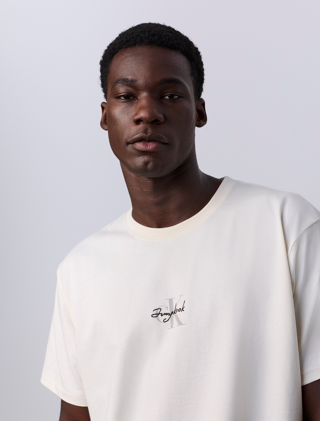 Jung Kook for Calvin Klein Monologo T-Shirt, LILY, hi-res