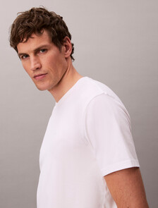 Luxury Cotton T-shirt, Bright White, hi-res