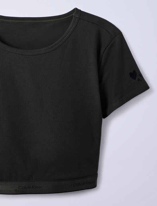 Jung Kook for Calvin Klein Heritage Cotton Lightly Lined T-Shirt Bralette